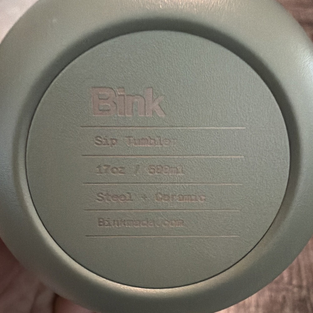 Bink Sip Tumbler Steel Ceramic 17oz Camo Color New With Scuffs Coffee Slide - Picture 5 of 5